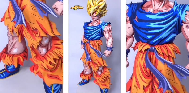 Goku Super Saiyan Cel-Shading-Technik